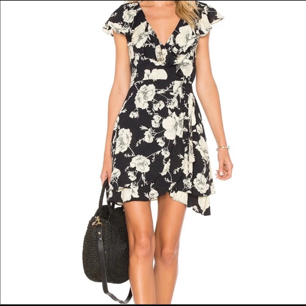 Free People Dresses Free People French Quarter Mini Wrap Dress